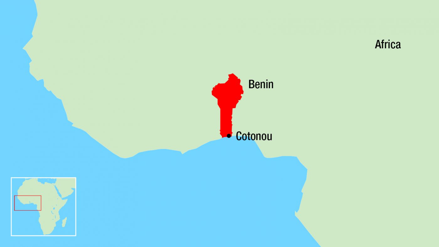 Maier Landschaftsarchitektur Projekt Benin Cotonou - Karte