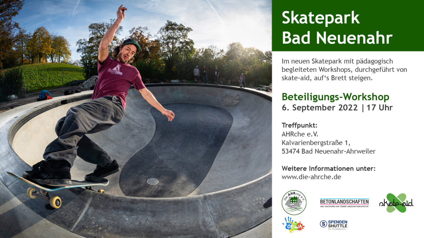 BL Post - Bad Neuenahr Ahrweiler Skatepark - 2ter Workshop 06.09.22